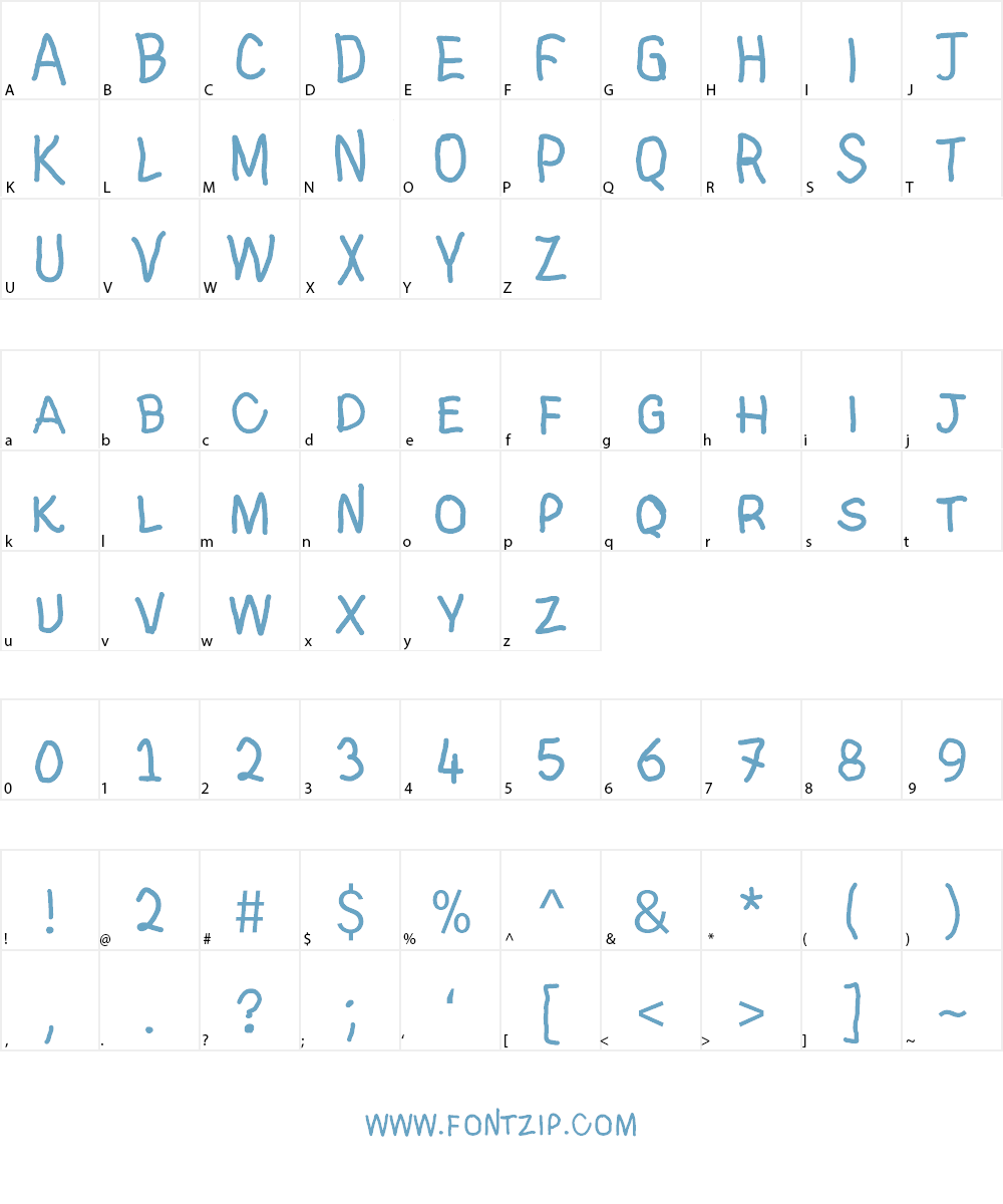 Thin IQ Font Character